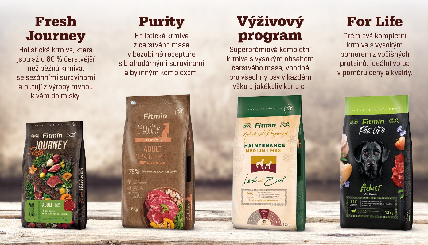 Krmiva pro psy Fitmin